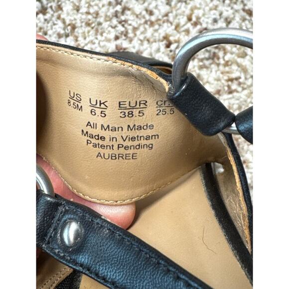 Naturalizer Sandals AUBREE, size 8.5; Black Synthetic Leather; chunky sandals - Picture 5 of 8